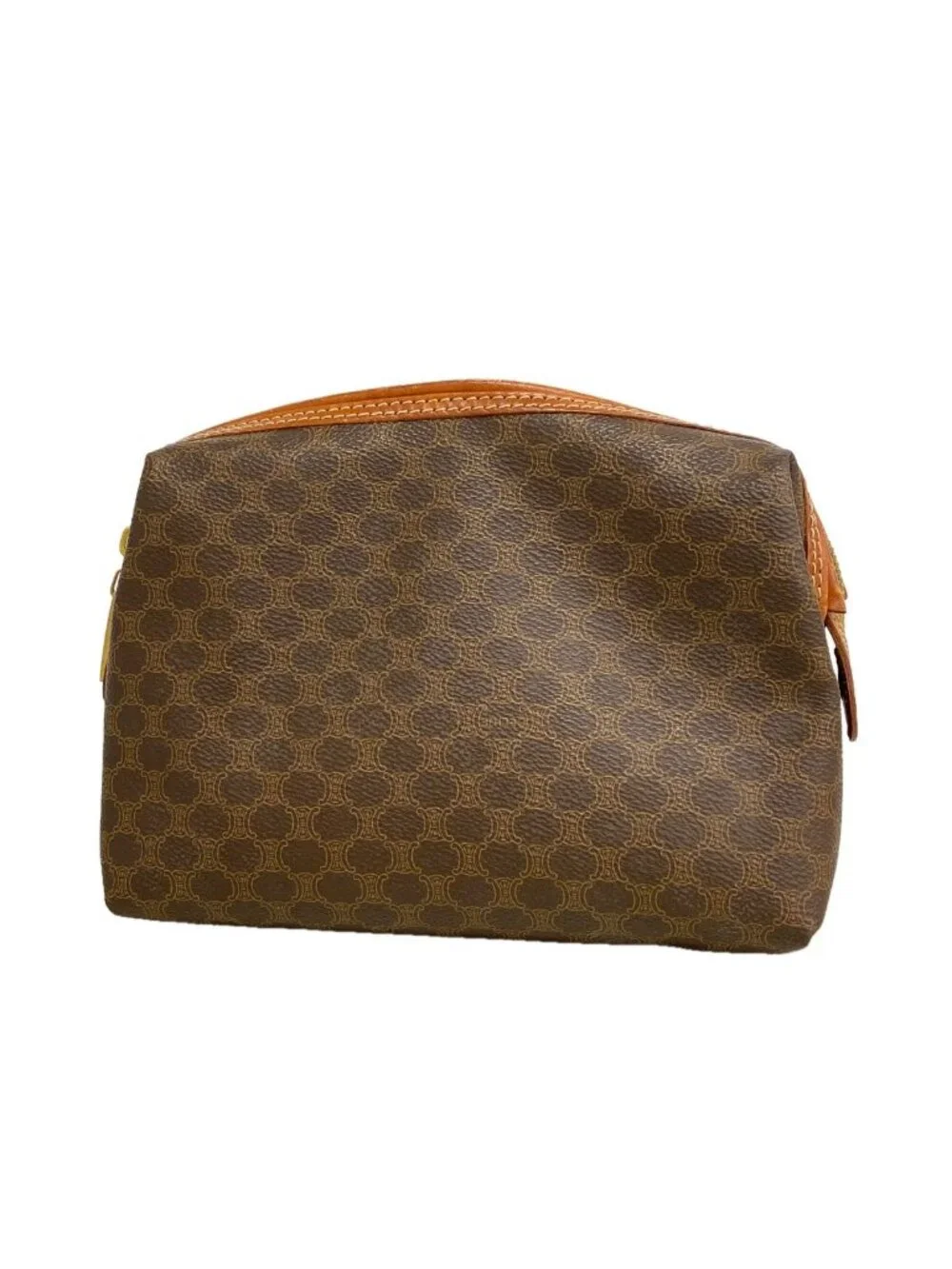 Celine Pouch Macadam Brown Gold